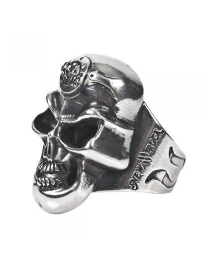 M.SKULLRING-S1 SKULL RING BIG 24mm Diameter. 537002-N GRAN