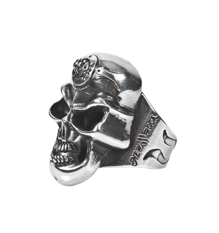 M.SKULLRING-S1 SKULL RING BIG 24mm Diameter. 537002-N GRAN