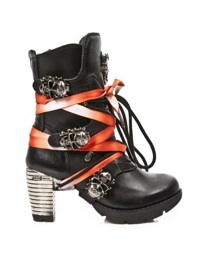FASHION SHOE LACES TEXTIL ORANGE LEOPARD 180cm 2