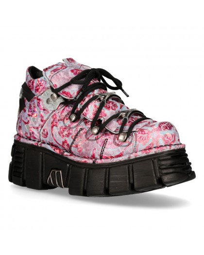New Rock M-wall106nsport-v3 Vegan Unisex Black Stivali Platform - 44 EU