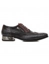 M.NW136-S8 PITON NEGRO GRAFITO REVESS ROJO PITONE NEGRO BOX