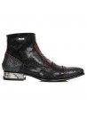 M.NW133-S7 PITON NEGRO GRAFITO REVESS ROJO PITONE NEGRO BOX