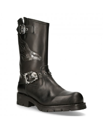 Farfetch Donna Scarpe Stivali Cowboy & Biker Stivali biker Nero 