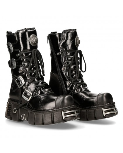 Metallic BOTAS New Rock 107 ITALI NEGRO, PULIK ACERO, REACTOR NEGRO TOBERAS