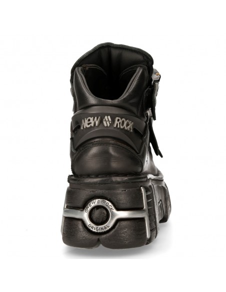 Metallic New Rock NR M.135 S1 Black Boots Unisex 