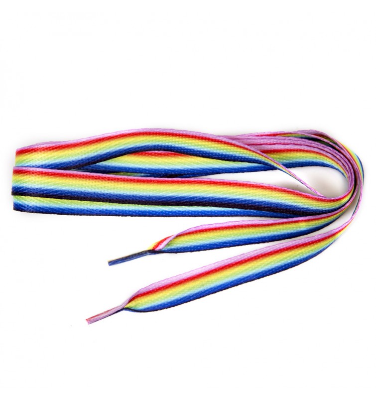 CORDONES 180cm P07 COLOR X1122 ** pares RAINBOW LACES