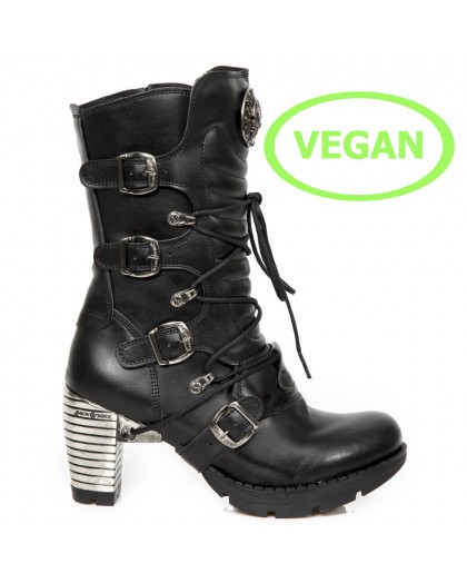 M.TR003-VS1 VEGAN NEGRO TRAIL NEGRO TACON ACERO