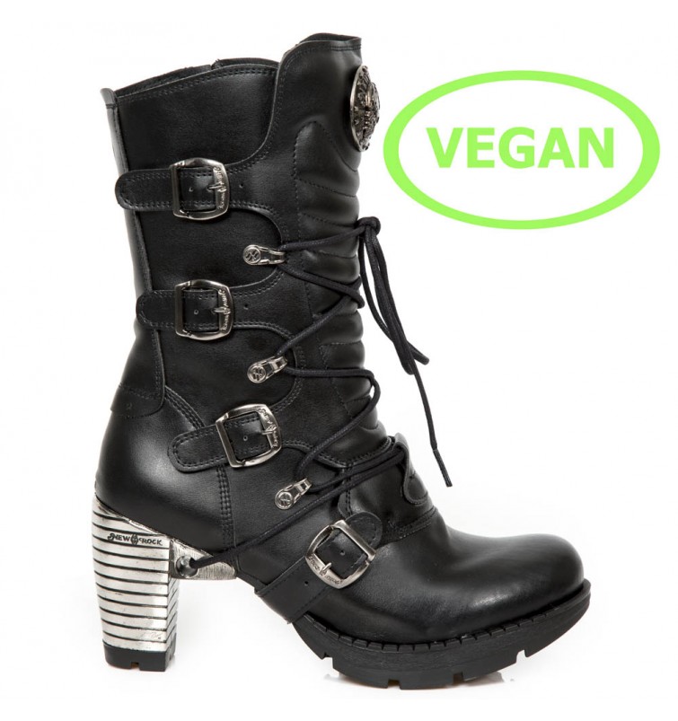 M.TR003-VS1 VEGAN NEGRO TRAIL NEGRO TACON ACERO