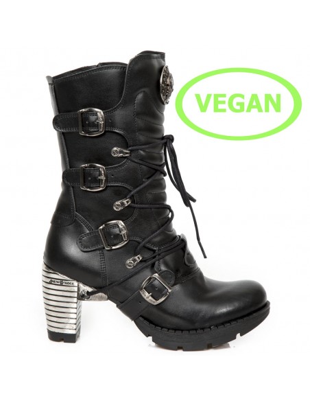 M.TR003-VS1 VEGAN NEGRO TRAIL NEGRO TACON ACERO