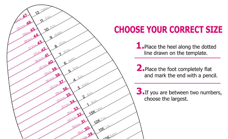 Size Guide AllNewRock